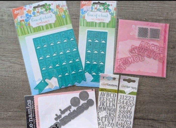 Snijmallen cijfers en alfabet, Hobby en Vrije tijd, Scrapbooking, Ophalen, Frame of Mal