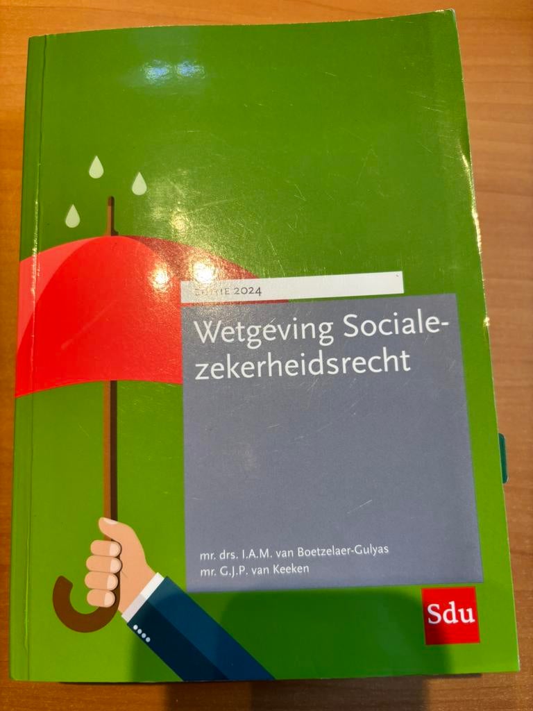 Wettenbundel Wetgeving Sociaal Zekerheidsrecht 2024, Boeken, Verzenden, Beta, Zo goed als nieuw, HBO