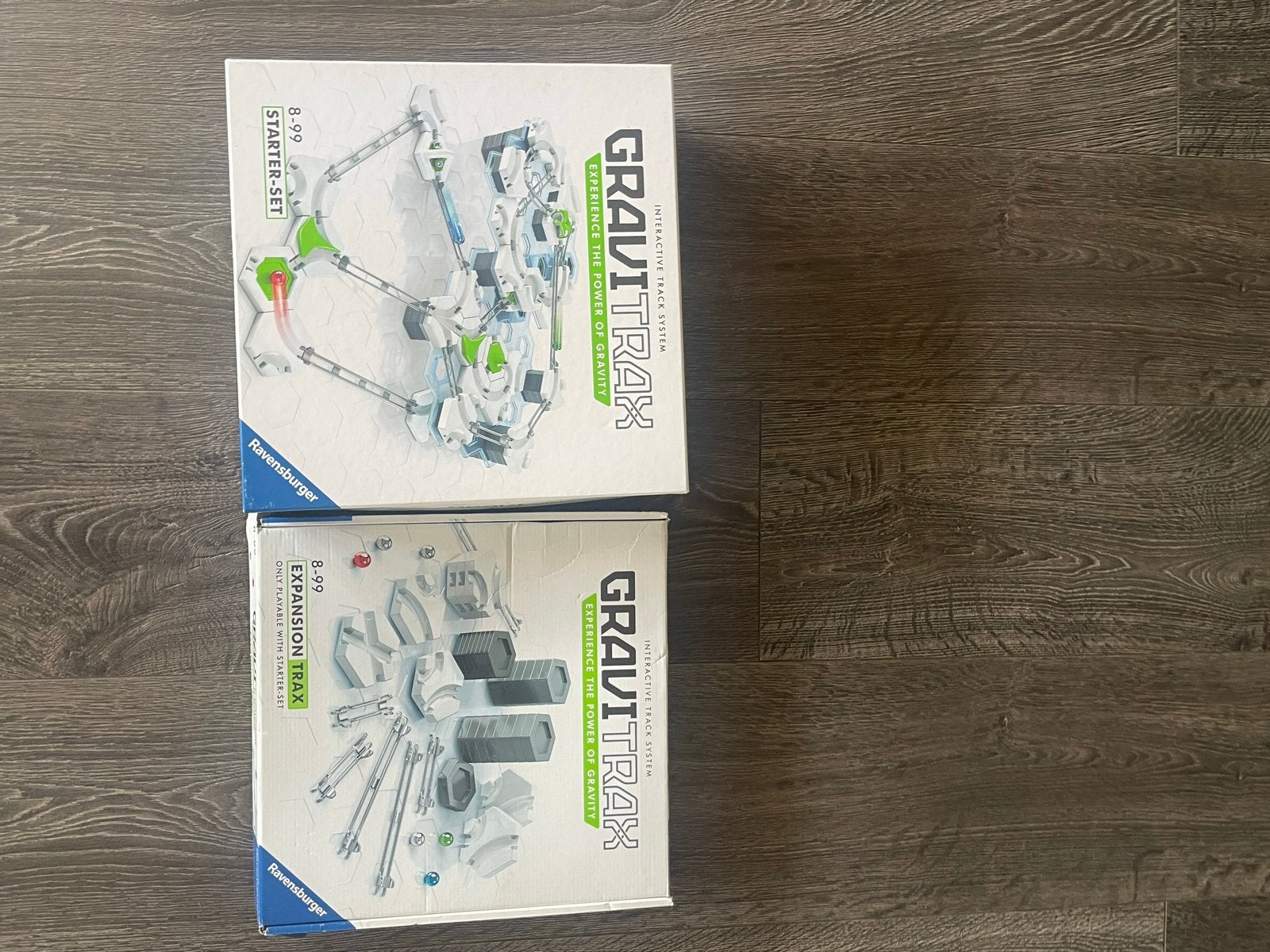 GraviTrax Starter-Set en Expansion Trax - Ravensburger, Ophalen, Zo goed als nieuw, Overige merken