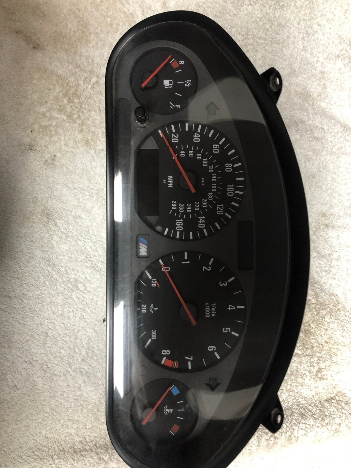 BMW E36 M3 Engels Tacho Cockpit Instrumentenpaneel, Ophalen of Verzenden, Gebruikt, BMW