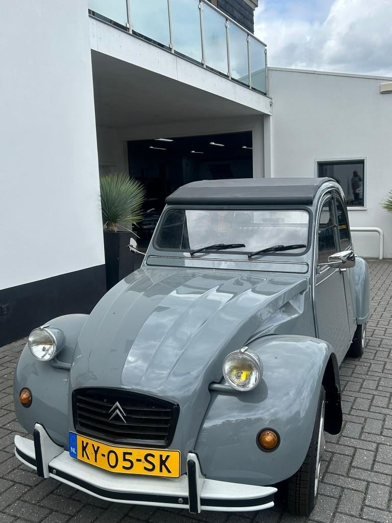 Citroën 2CV 0.6 1984 Grijs, Auto's, Citroën, Particulier, 2CV, Benzine, Hatchback, Handgeschakeld, Origineel Nederlands, Zilver of Grijs