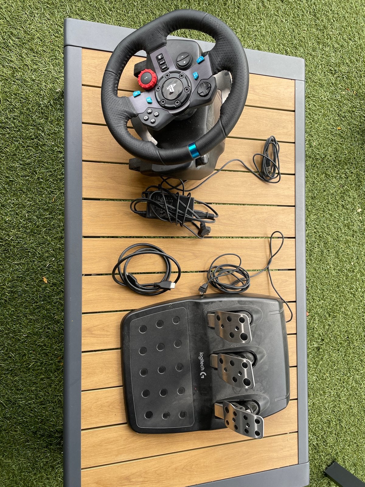 Logitech G29 Driving Force Racing Wheel & Pedalen PS4/PS5, Ophalen, Gebruikt, Stuur of Pedalen, PlayStation 4