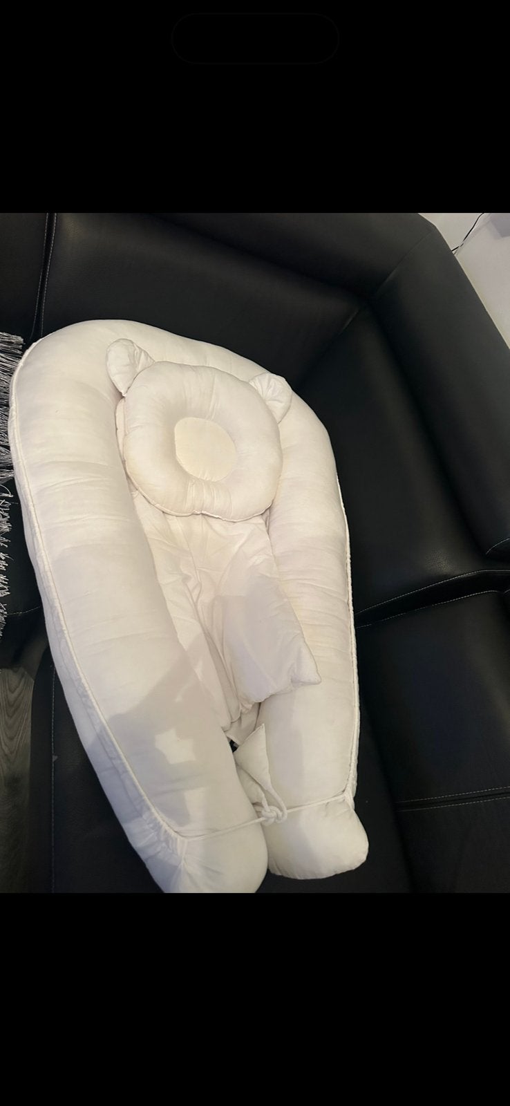 Comfortabel baby nestje met hoofdkussen, Kinderen en Baby's, Ophalen of Verzenden, Zo goed als nieuw