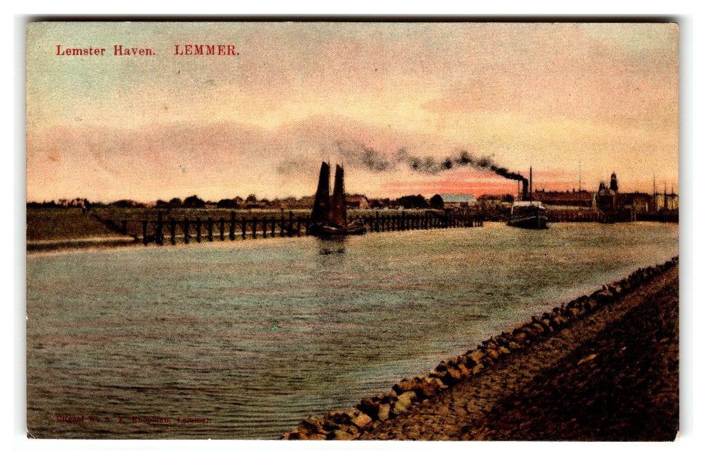 Lemmer, Lemster Haven, Verzenden, Voor 1920, Gelopen, Friesland