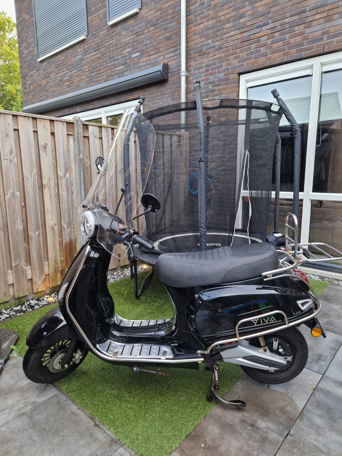 Elektrische Scooter IVA - Zwart - 2022 - 3906km, Gebruikt, Elektrisch, Ophalen, Overige merken