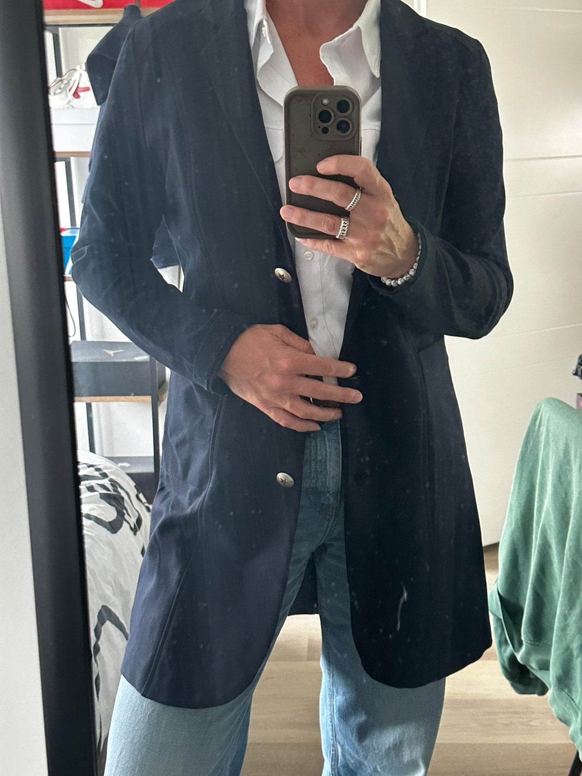 Lange blazer Helena Hart, Ophalen of Verzenden, Zo goed als nieuw, Maat 38/40 (M), Zwart