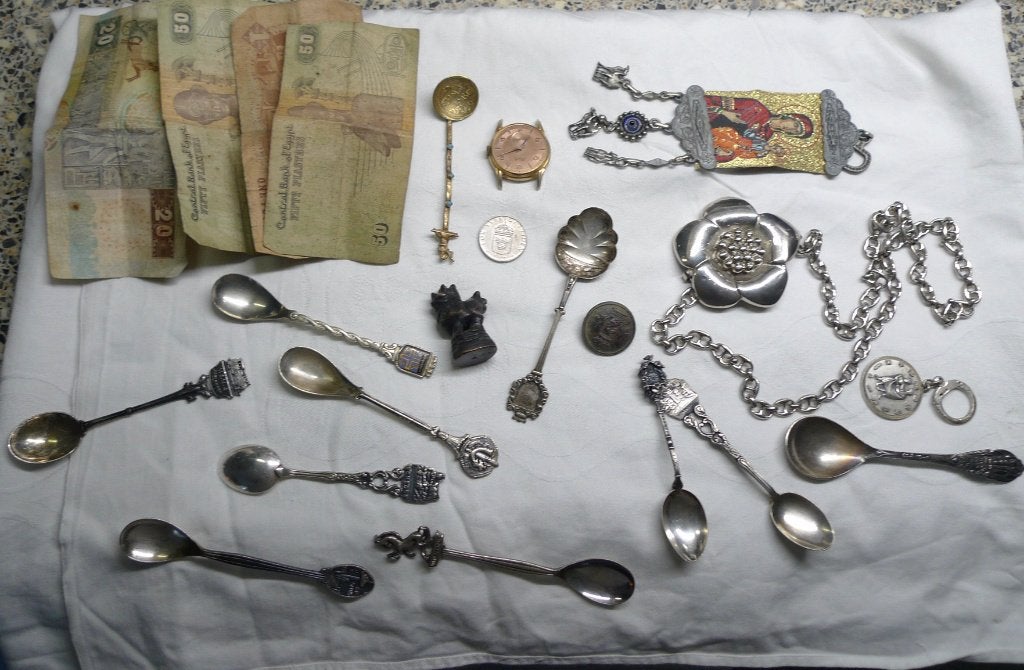 lot van 22 antieke delen tekoop, Ophalen of Verzenden