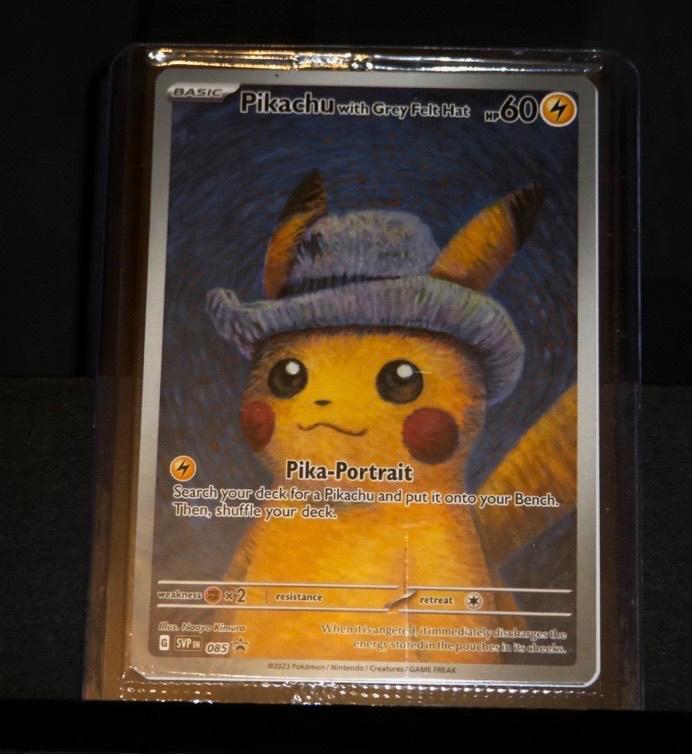 Pikachu van gogh, Ophalen of Verzenden, Nieuw, Losse kaart