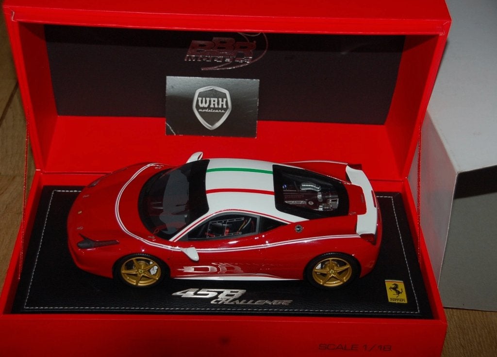 1:18 FERRARI 458 TAILOR MADE LAUDA BBR see info LTD WRH, Hobby en Vrije tijd, Verzenden, Zo goed als nieuw, Auto, Overige merken
