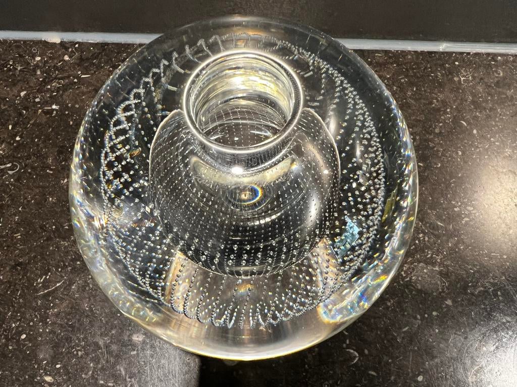 A D Copier Leerdam Spijkerbol Medium 1 kg Jaren 50, Ophalen of Verzenden