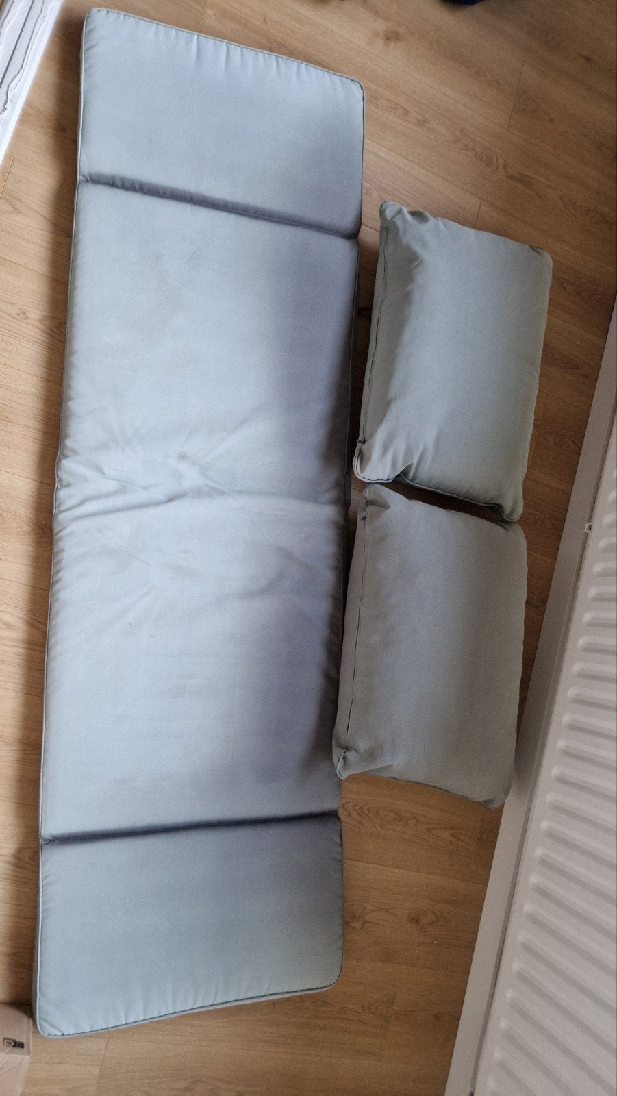 Comfortabele bankkussens voor buiten - Grijs, Ophalen, Gebruikt, Tuinkussen, Grijs