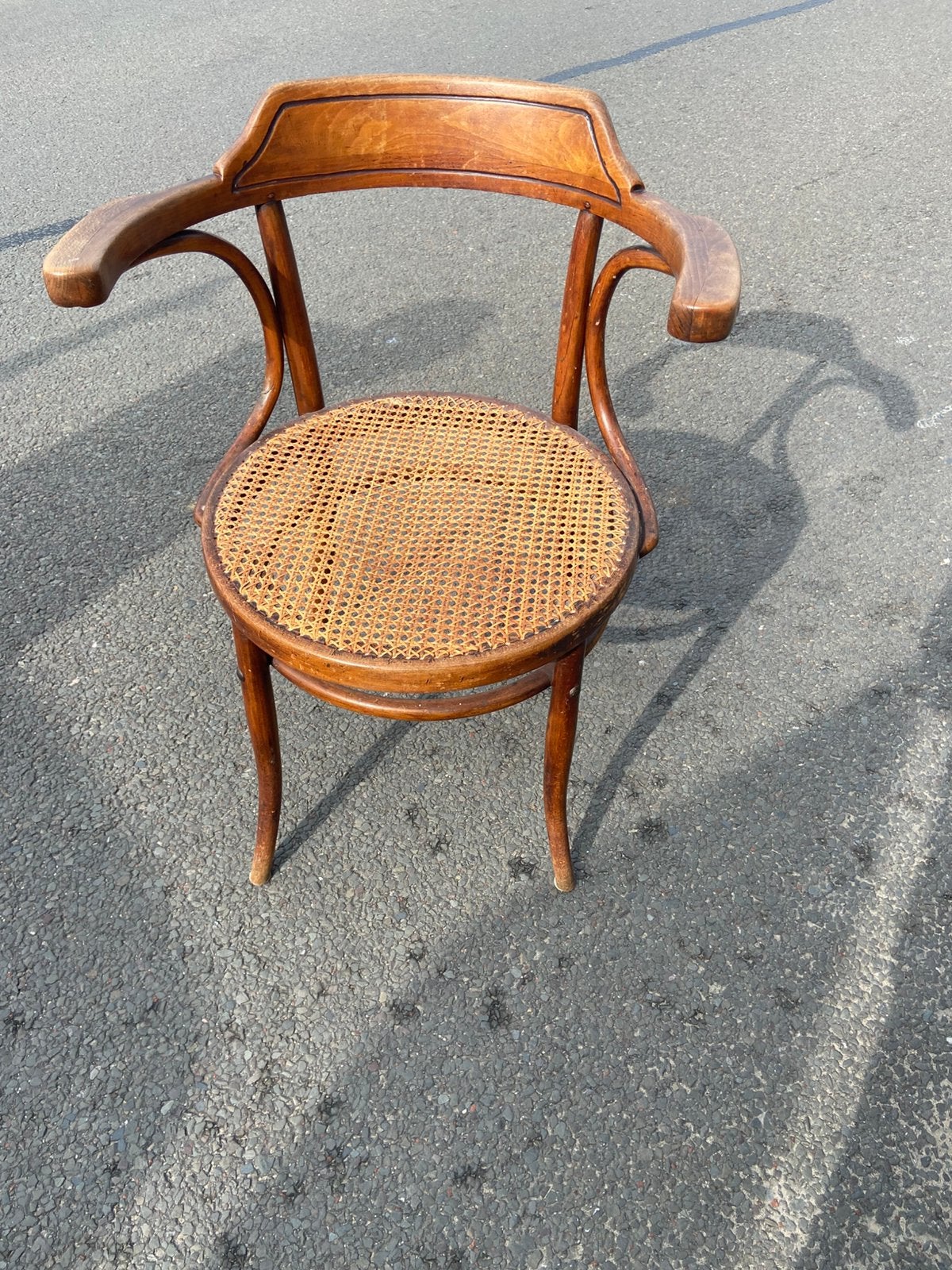 Thonet bureaustoel in prima staat, Antiek en Kunst, Antiek | Meubels | Stoelen en Banken, Ophalen