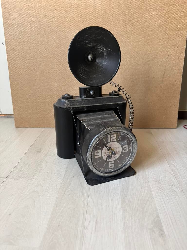 Camera klok, Ophalen, Zo goed als nieuw