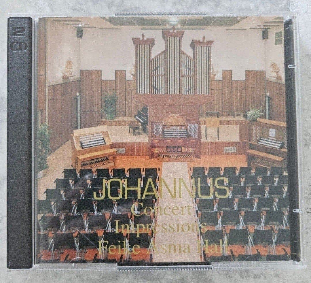 Dubbel-CD Johannus Concert Impressions – Feike Asma Hall (2, Ophalen of Verzenden, Barok, Gebruikt