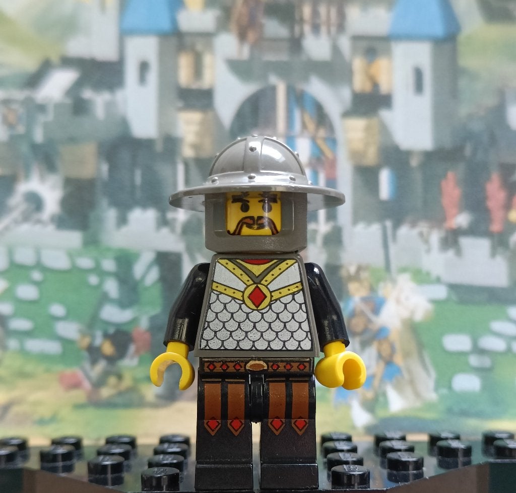 Lego Knights Kingdom I - Knight 2, Gebruikt, Lego, Ophalen of Verzenden, Minifiguur