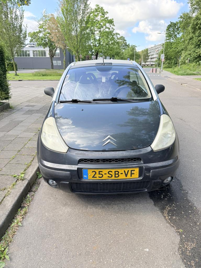 Citroën C3 1.6 I 16V Pluriel Sensodrive 2005 Grijs, Auto's, 15 km/l, 4 cilinders, Cabriolet, 4 stoelen