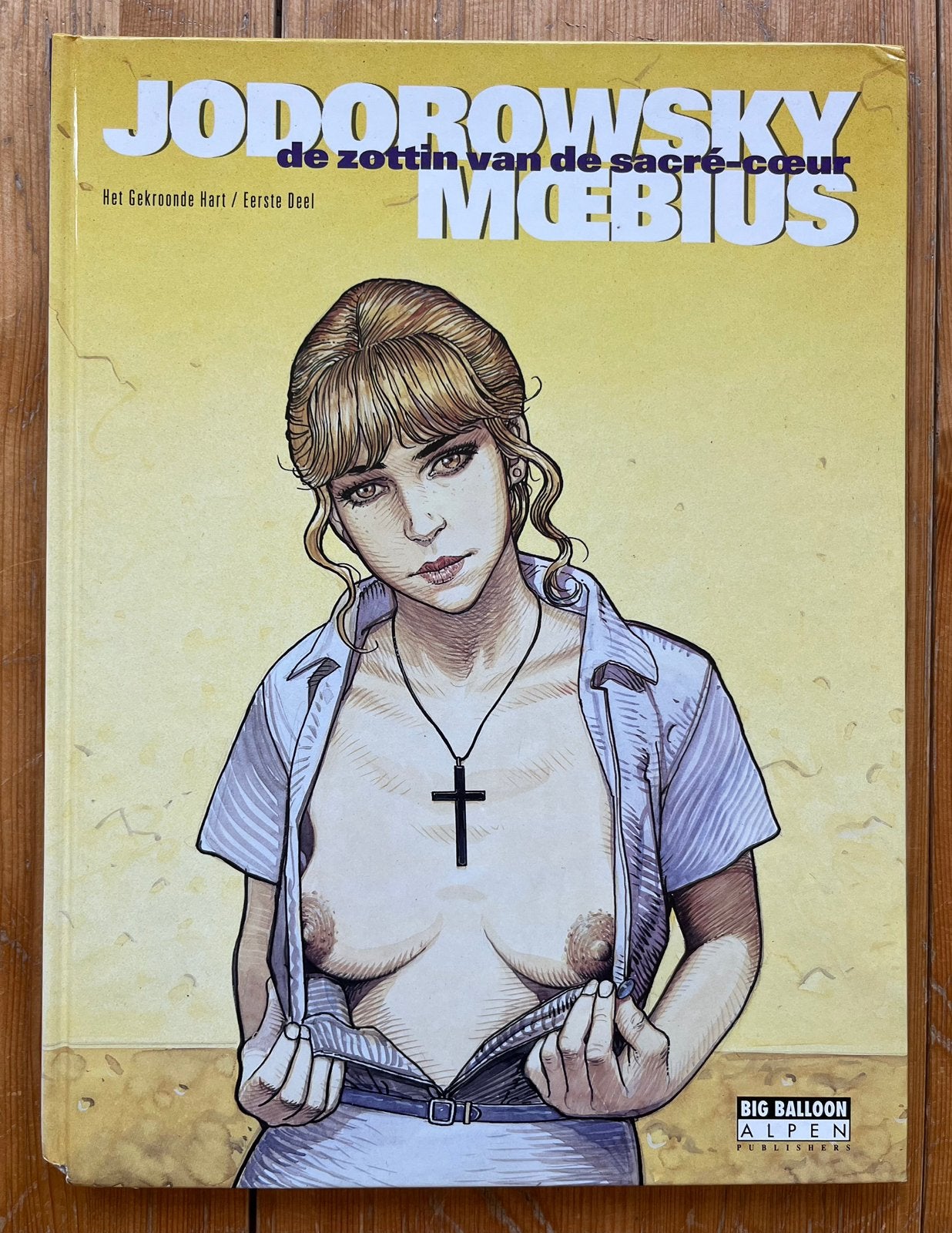 Moebius album ‘de zottin van de sacré-cœur’, Eén stripboek, Ophalen of Verzenden, Gelezen