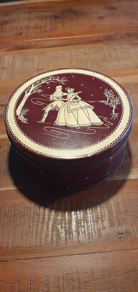 Vintage koektrommel, Ophalen of Verzenden, Zilver