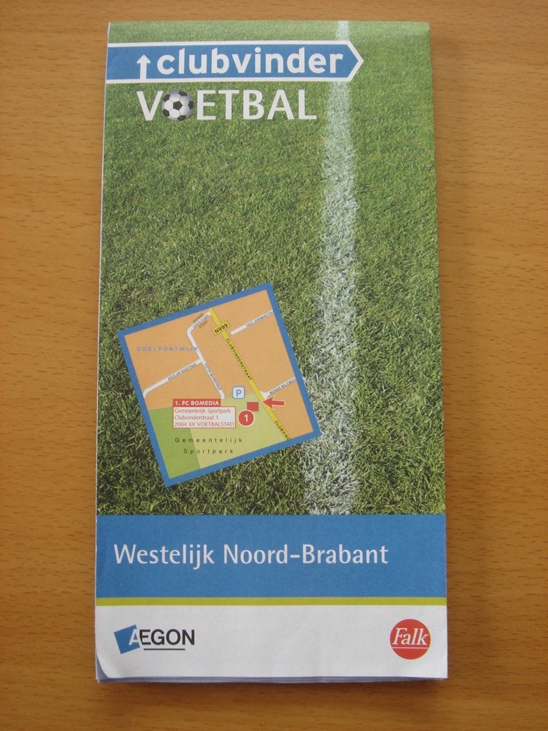 Clubfinder voetbal Westelijk Noord-Brabant, Ophalen of Verzenden, Gebruikt, Overige binnenlandse clubs, Overige typen
