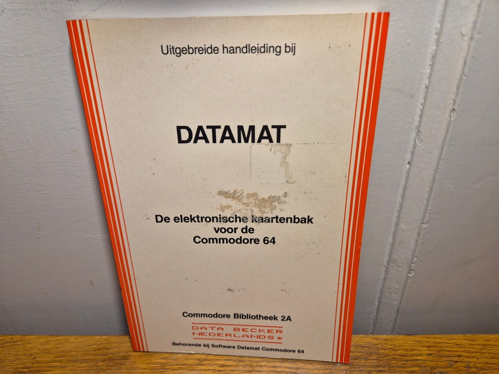 Datamat de Electronische Kaartenbak voor Commodore 64, Computers en Software, Ophalen of Verzenden