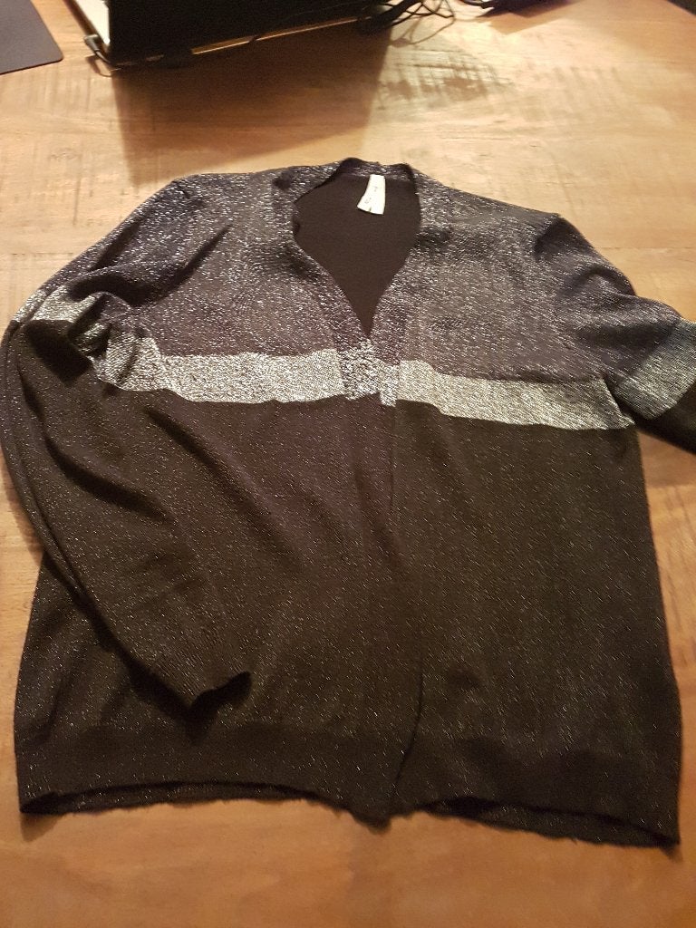 Vest strepen en glitters mt.XL, Meerkleurig, Maat 46/48 (XL) of groter, Ophalen of Verzenden, Zo goed als nieuw