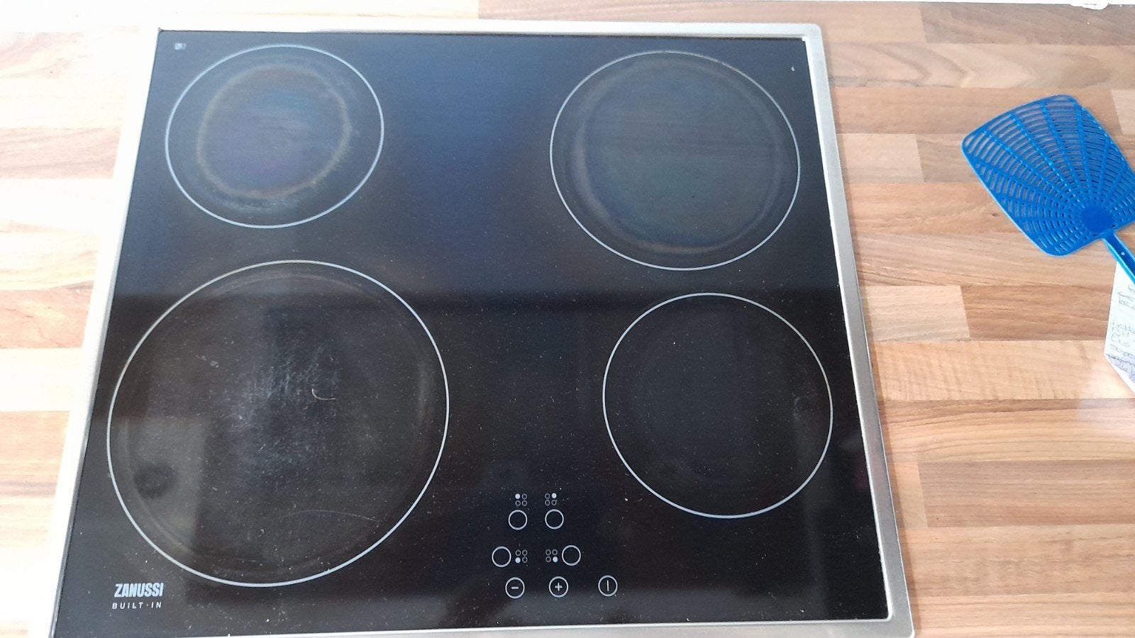 Zanussi Keramische (electrische) kookplaat., Witgoed en Apparatuur, Kookplaten, Ophalen, Gebruikt, Keramisch, 4 kookzones