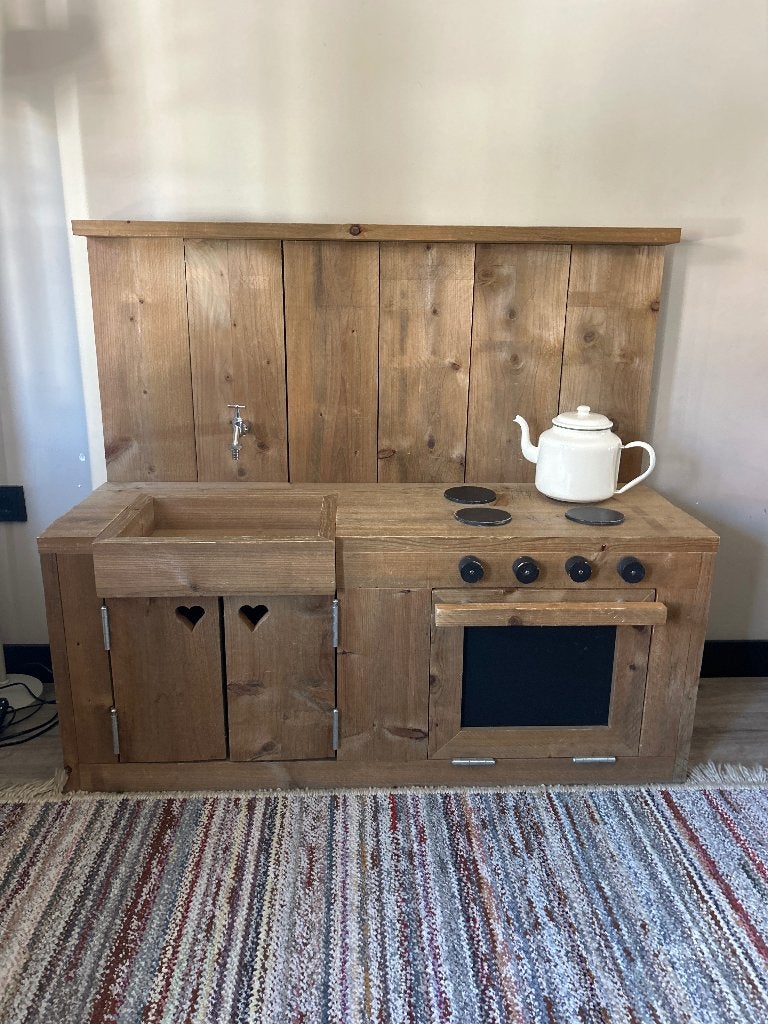 Speel keukentje, Ophalen, Zo goed als nieuw, Hout, Speelkeuken