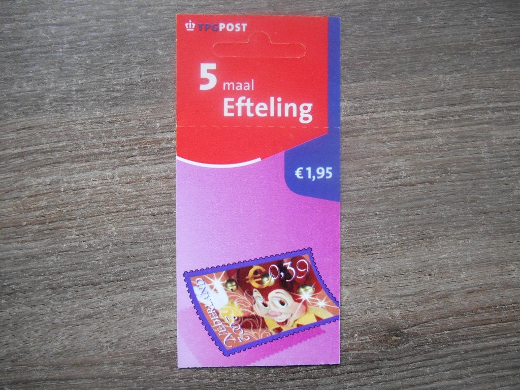 Efteling postzegels uitgifte 2002, Ophalen of Verzenden, Nieuw, Overige typen