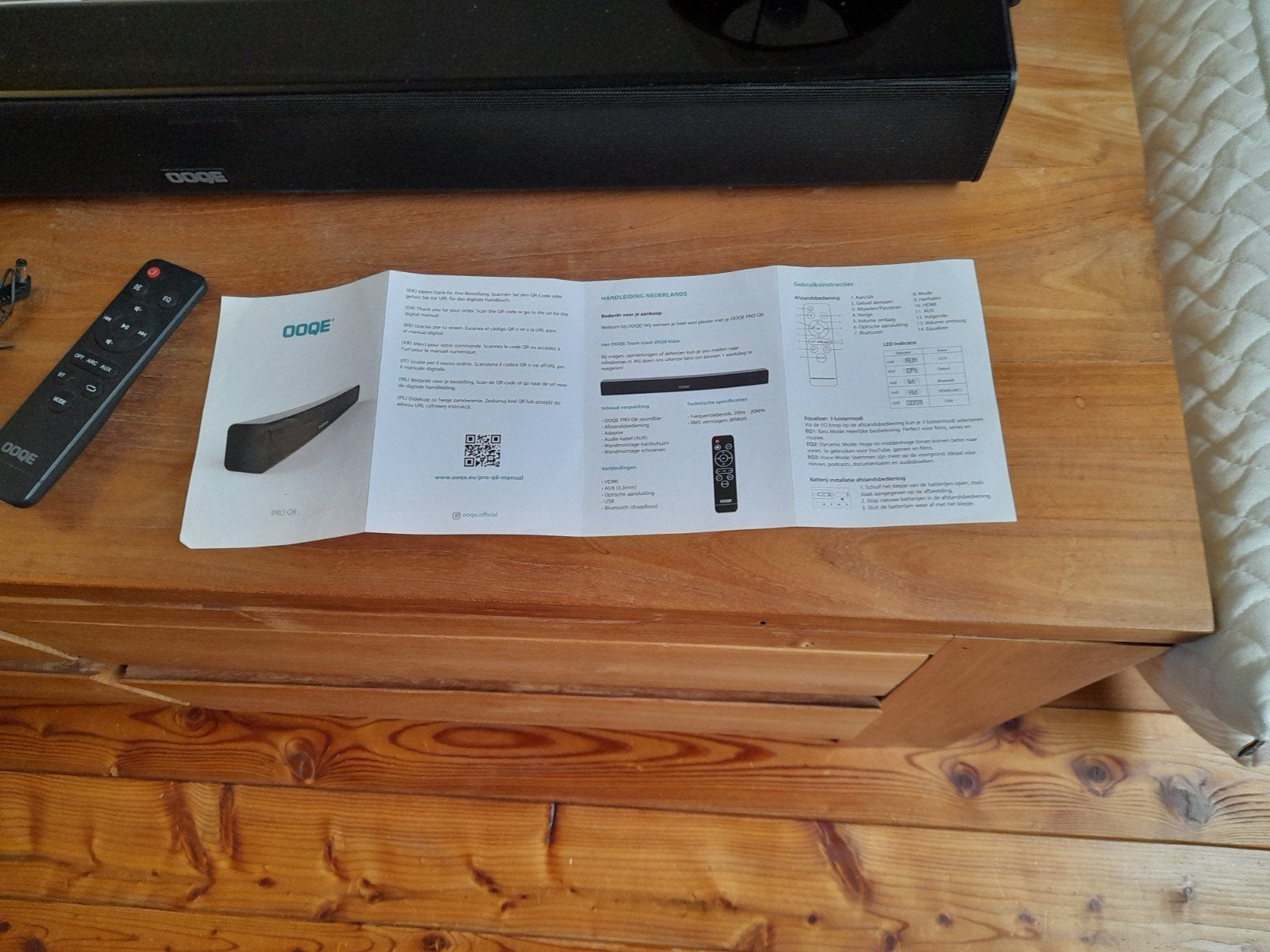 Foto 2 van OODE Soundbar met Bluetooth en afstandsbediening