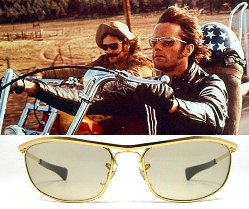 Vintage B&L Olympian II DLX W1307 zonnebril O9 easy rider, Ray-Ban USA, Zonnebril, Overige kleuren, Ophalen of Verzenden