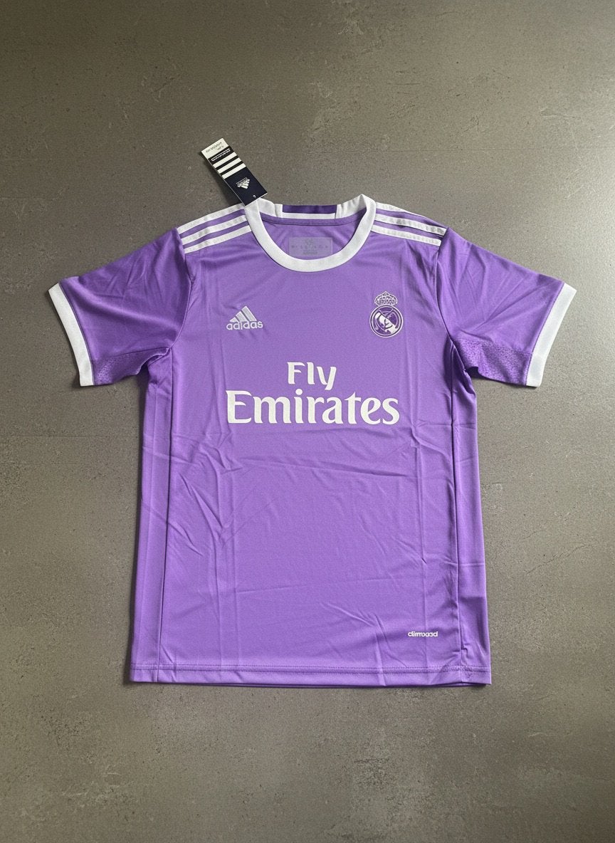 Real Madrid 2016/17 Uitshirt Paars – Maat M – Nieuw, Maat M, Verzenden, Zo goed als nieuw, Shirt