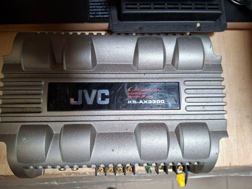 JVC KS-AX3300 Car Audio Versterker – 2-Kanaals(320W Max), Ophalen, Gebruikt, 120 watt of meer, JVC