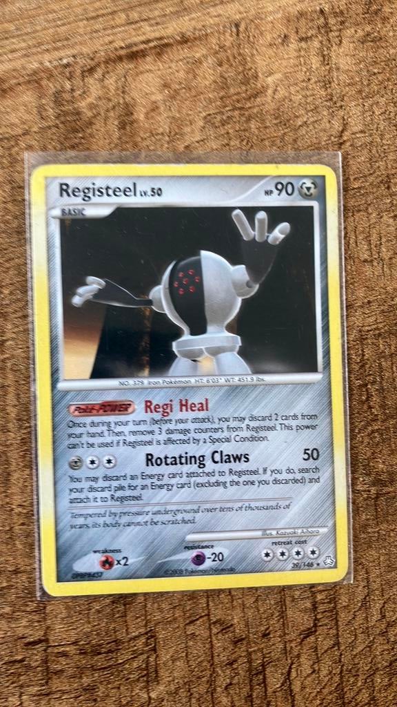 Pokemon kaart registeel, Ophalen of Verzenden, Zo goed als nieuw