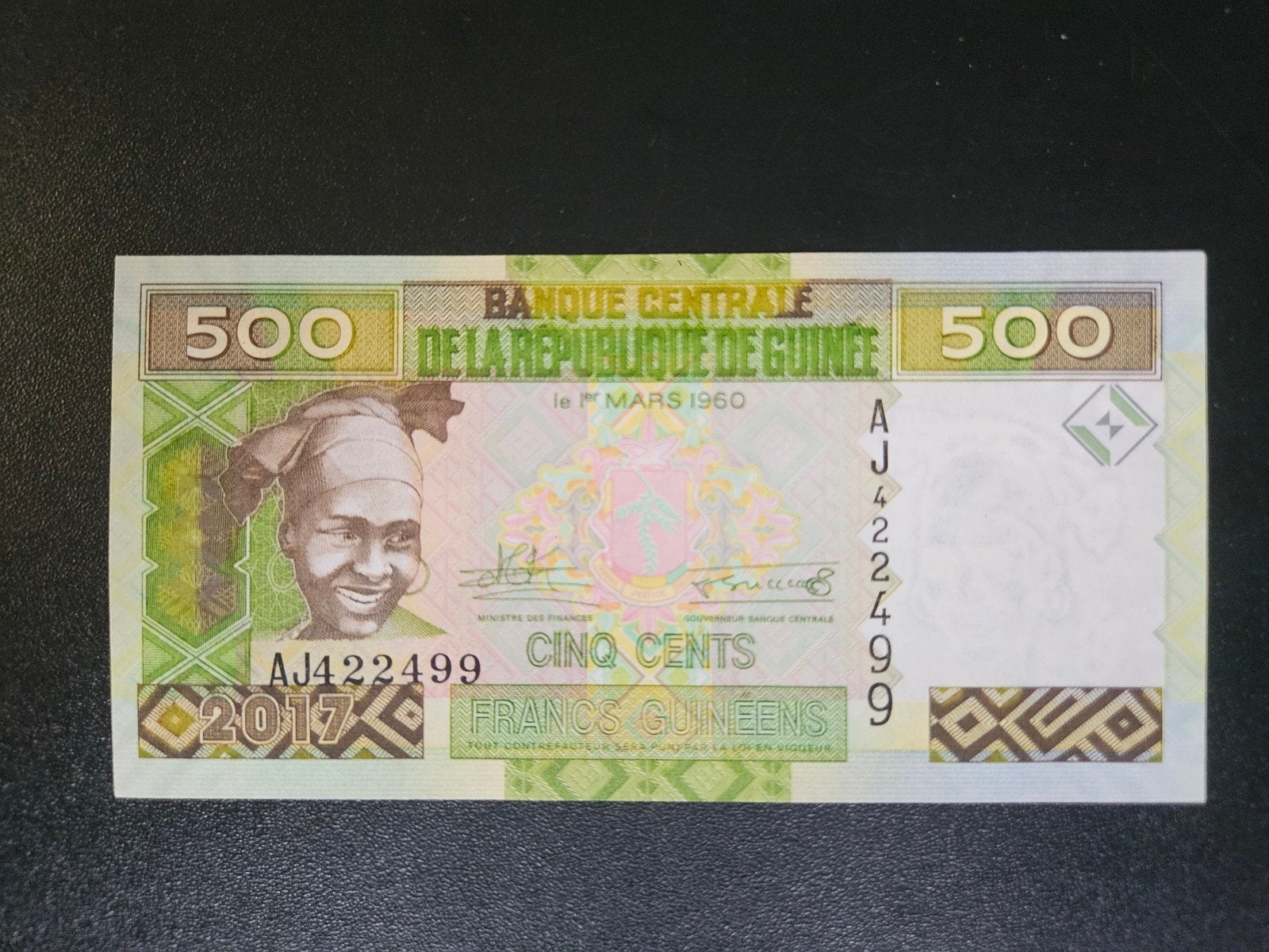 Guinee pick 47b 2017 UNC, Postzegels en Munten, Bankbiljetten | Afrika, Ophalen of Verzenden, Guinee, Los biljet