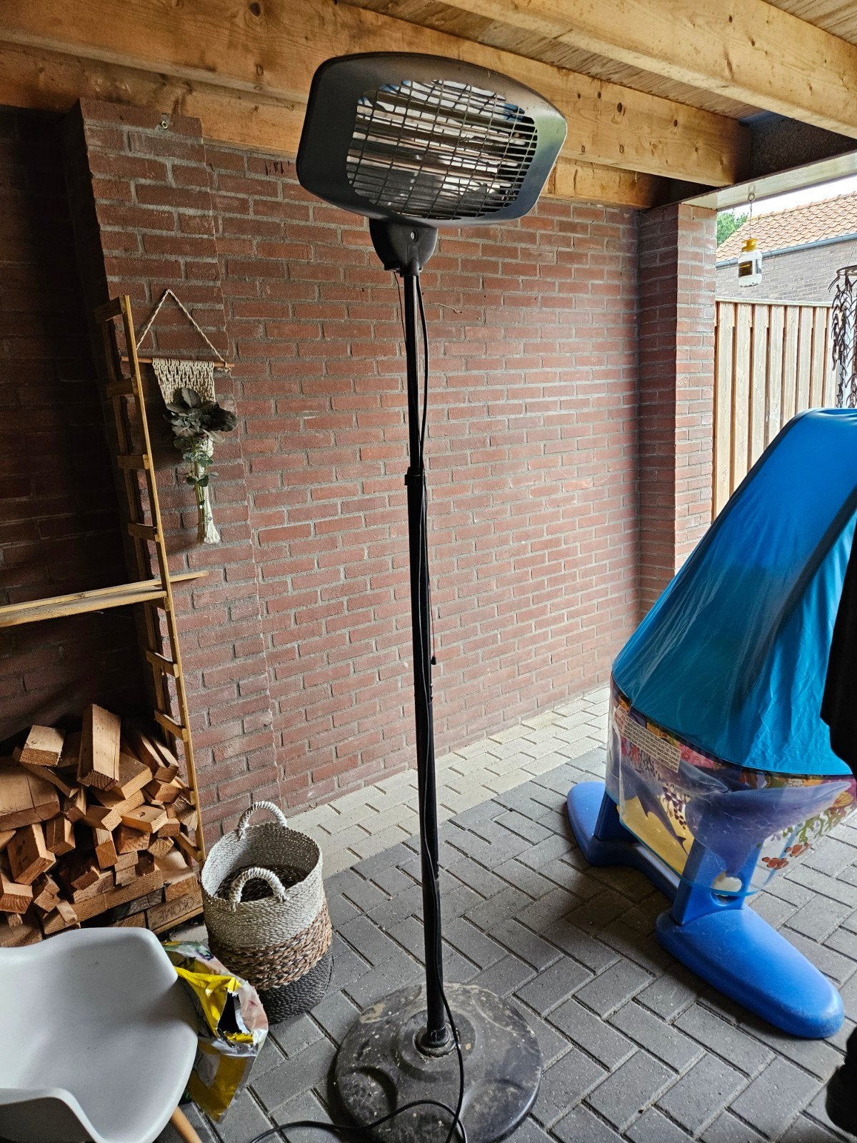 terrasverwarmer, Ophalen, Zo goed als nieuw