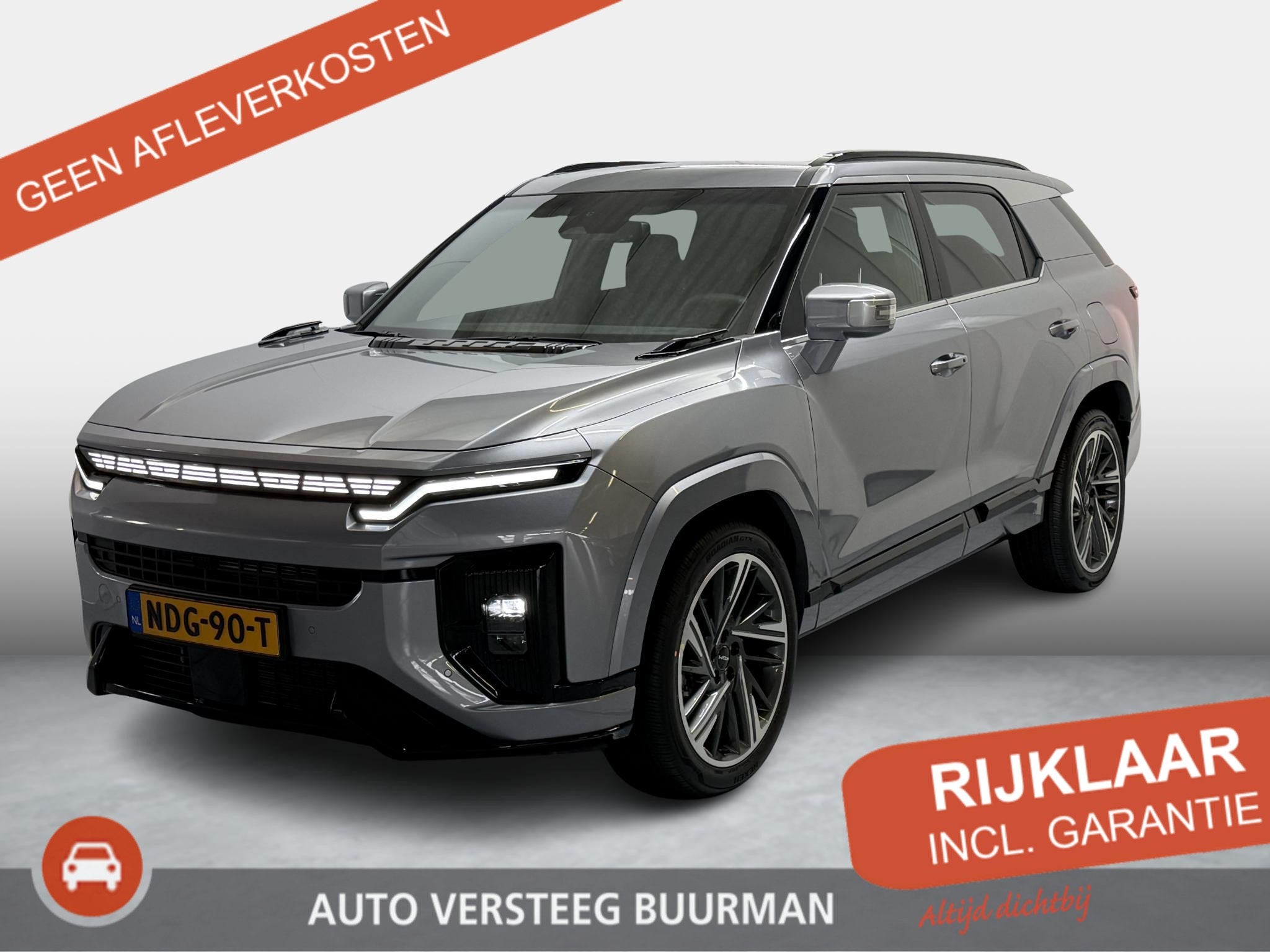 KGM Actyon Hybrid 1.5T-GDI Platinum Luxe Lederen Bekleding,, Auto's, 12 maanden, Bedrijf, SUV of Terreinwagen, Zilver of Grijs