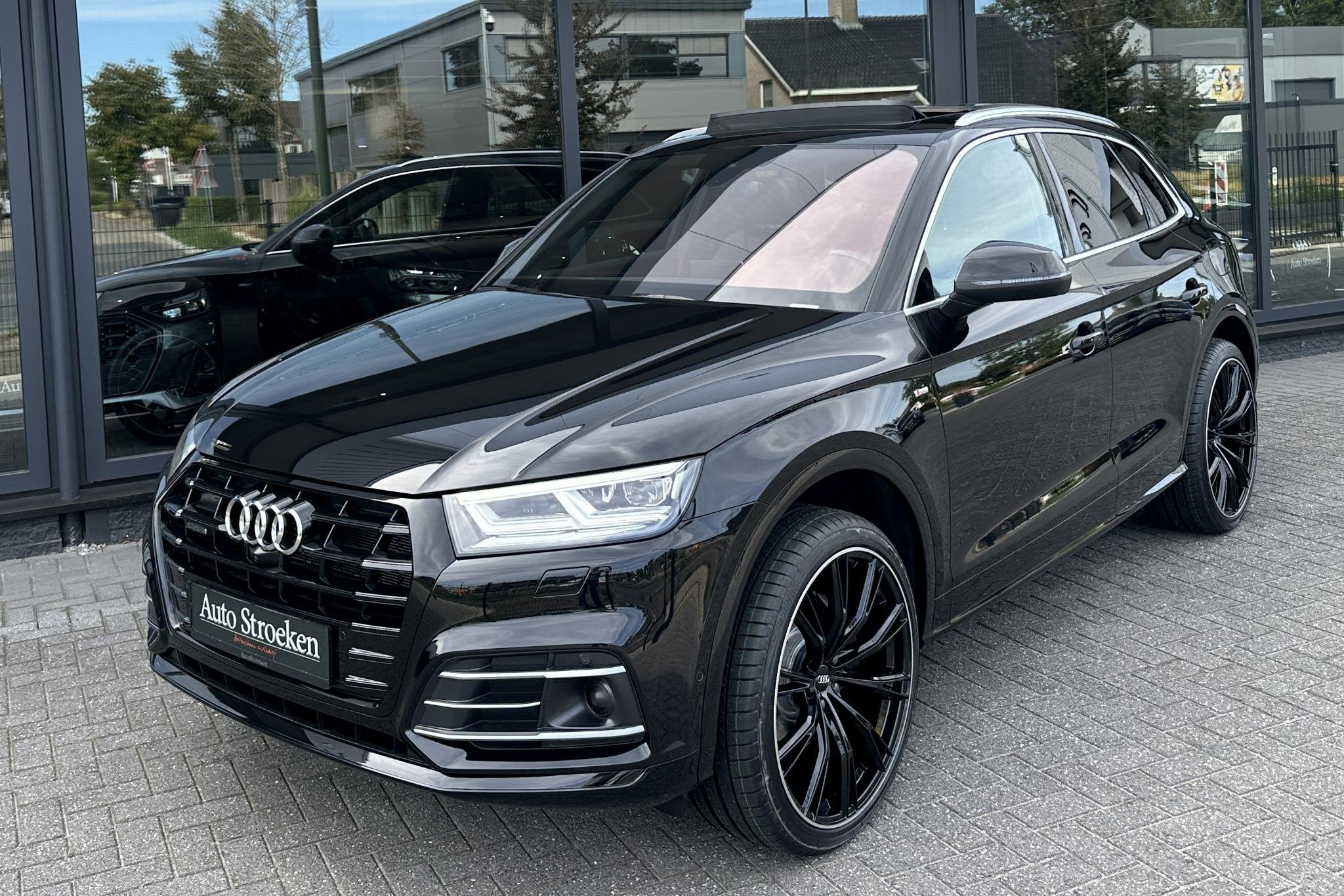 Audi Q5 50 TFSIe Quattro S-Line Pano Virtual Matrix Leder, Auto's, Automaat, Gebruikt, Euro 6, 4 cilinders