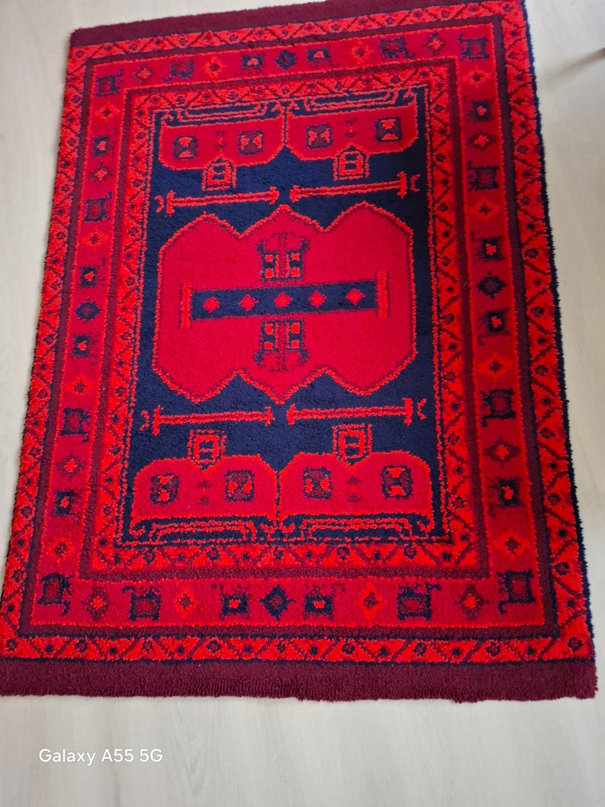 Prachtig handgeknoopte Afghaans Baluch scheerwollen tapijt, Antiek en Kunst, Ophalen