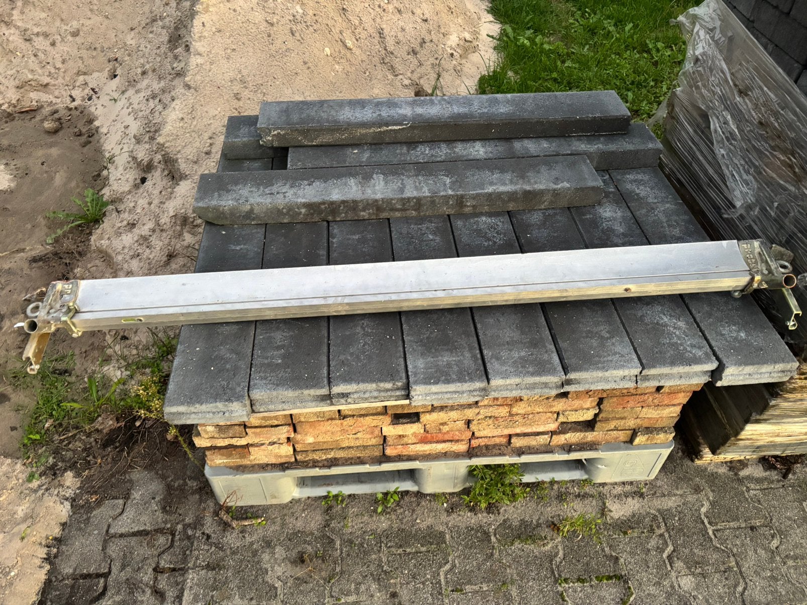 Probst afreisysteem stratenmaker waterpas probst egalisatie, Ophalen, Zo goed als nieuw