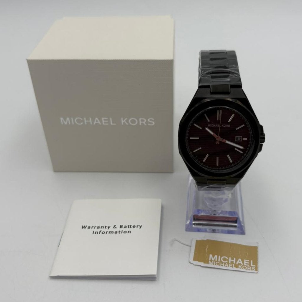 Michael Kors MKO1180 Callum Black herenhorloge - Nieuw, Sieraden, Tassen en Uiterlijk, Horloges | Kinderen, Ruilrijk, Nieuw, Info@ruilrijk.nl