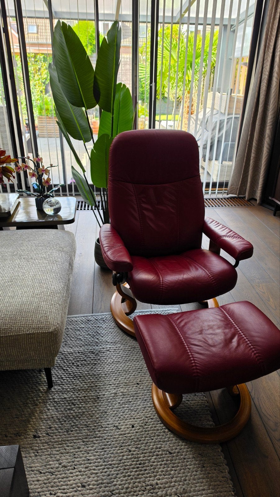 Prachtige originele Stressless Consul Classic Relaxfauteuil, Huis en Inrichting, Ophalen, Gebruikt, 75 tot 100 cm, Modern