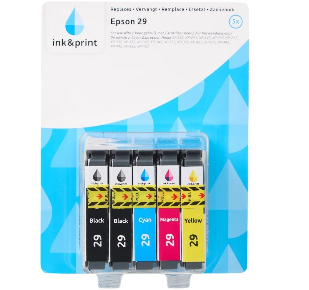 Ink & Print inktcartridges - Epson 29 - 5 Pack, Ophalen of Verzenden, Nieuw, Cartridge, Epson
