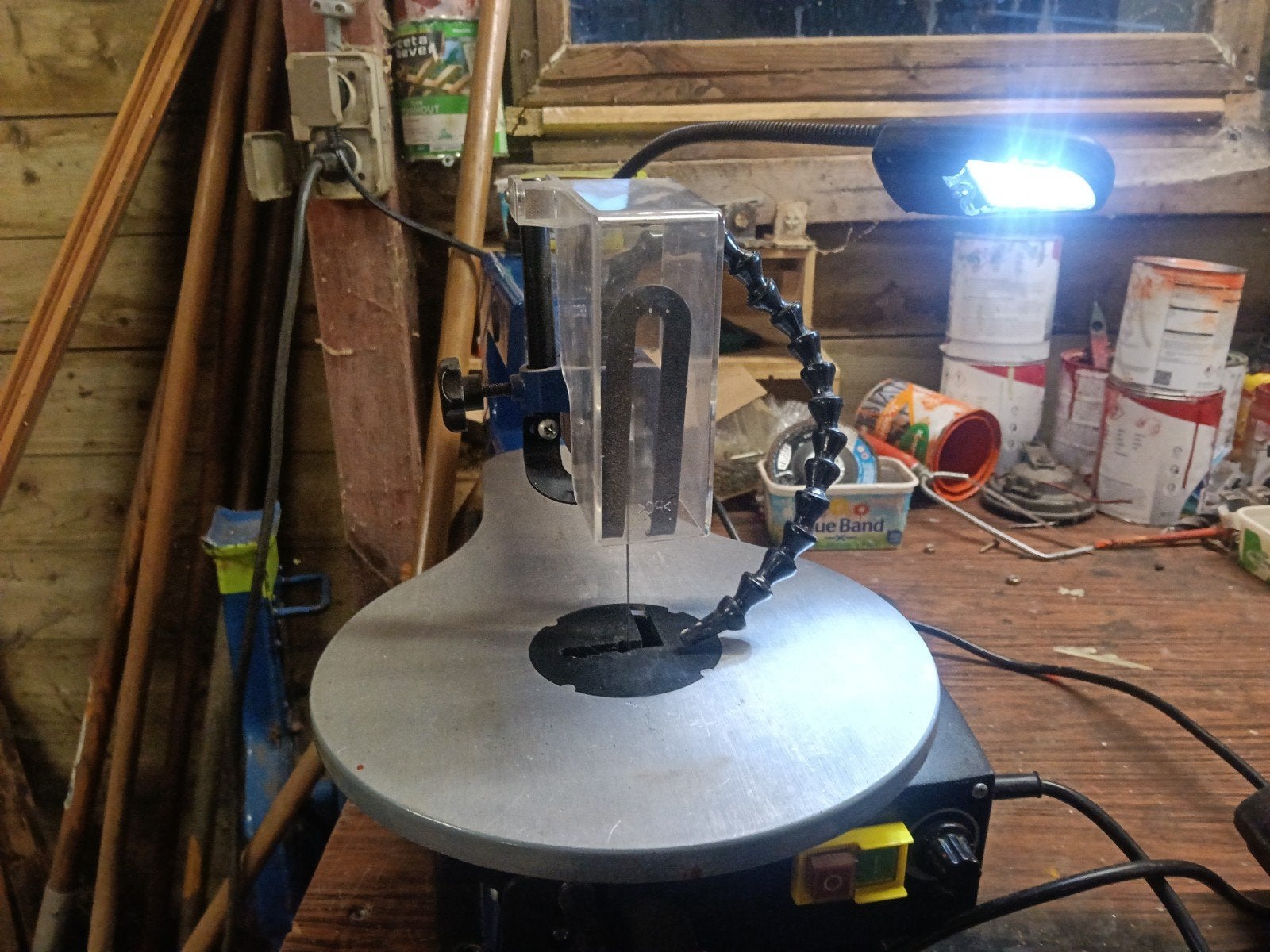 Scheppach SD1600V Figuurzaagmachine - Zo goed als nieuw, Verzenden, Scheppach, 600 tot 1200 watt, Zo goed als nieuw