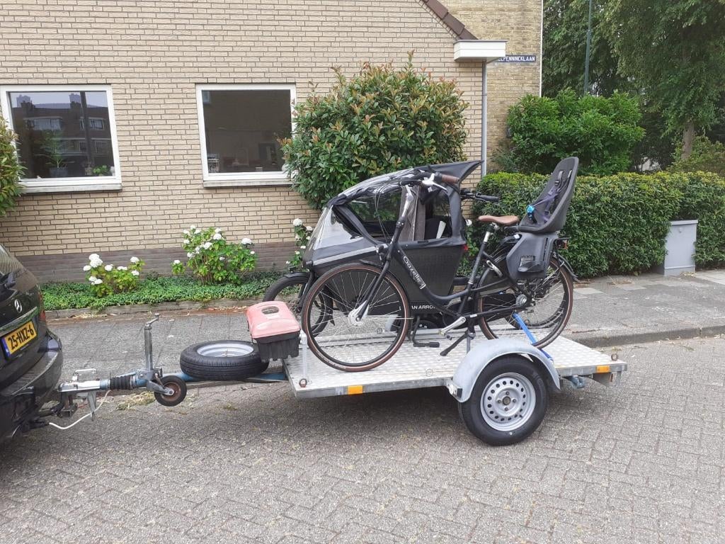 Bakfietsaanhanger te huur!, Ophalen, Zo goed als nieuw