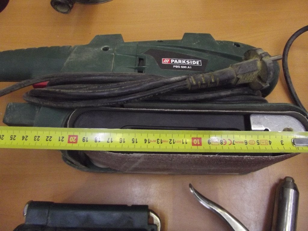 bandschuurmachine, Ophalen, Gebruikt, 600 tot 1200 watt, Bandschuurmachine