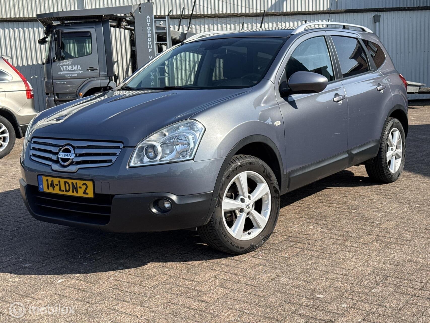 Nissan Qashqai +2 2.0 Optima. 7 pers Airco trekhaak, Auto's, Gebruikt, 4 cilinders, Blauw, 7 stoelen