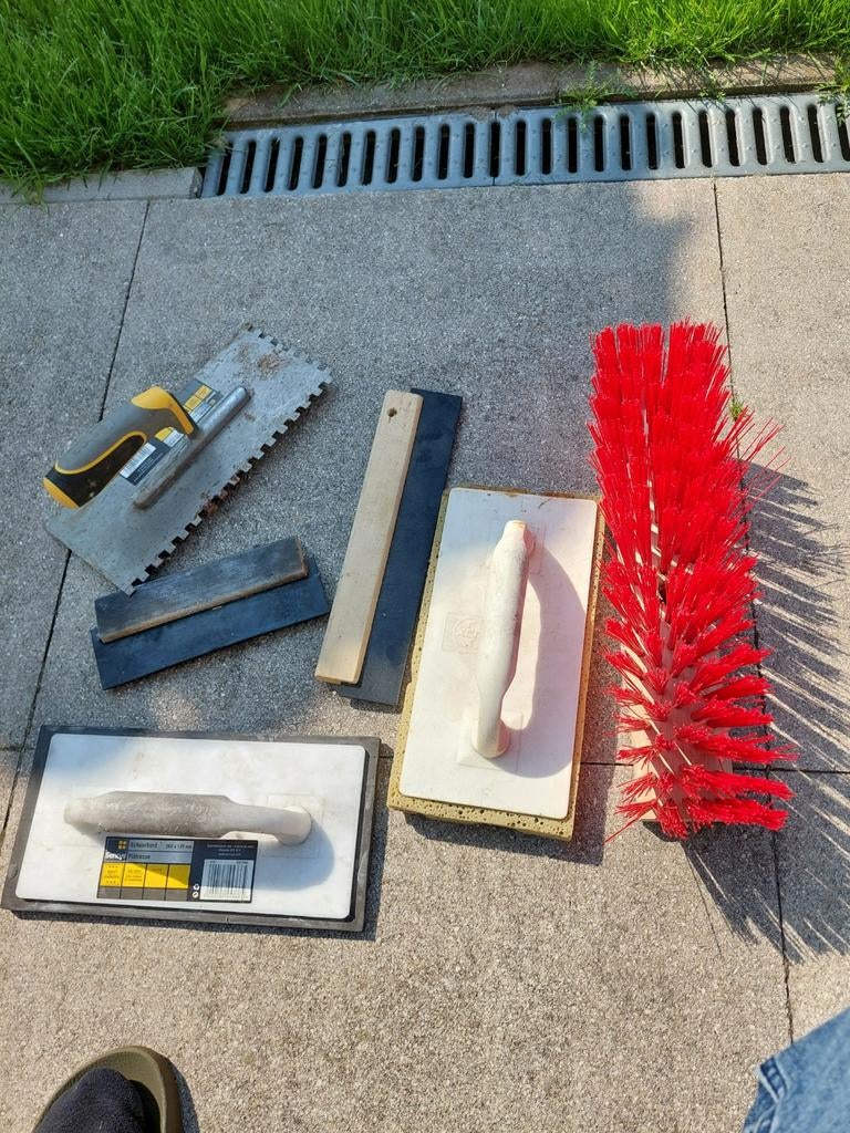 Tegelgereedschap set - Diverse tools voor tegelwerk, Doe-het-zelf en Verbouw, Gereedschap | Handgereedschap, Ophalen of Verzenden