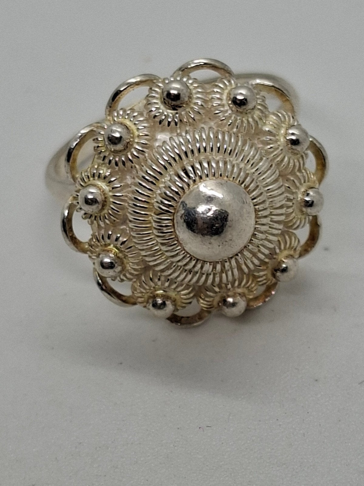 Zilveren ring met Zeeuwse knoop, maat 17.5, Sieraden, Tassen en Uiterlijk, Gebruikt, Ophalen of Verzenden, 17 tot 18, Dame