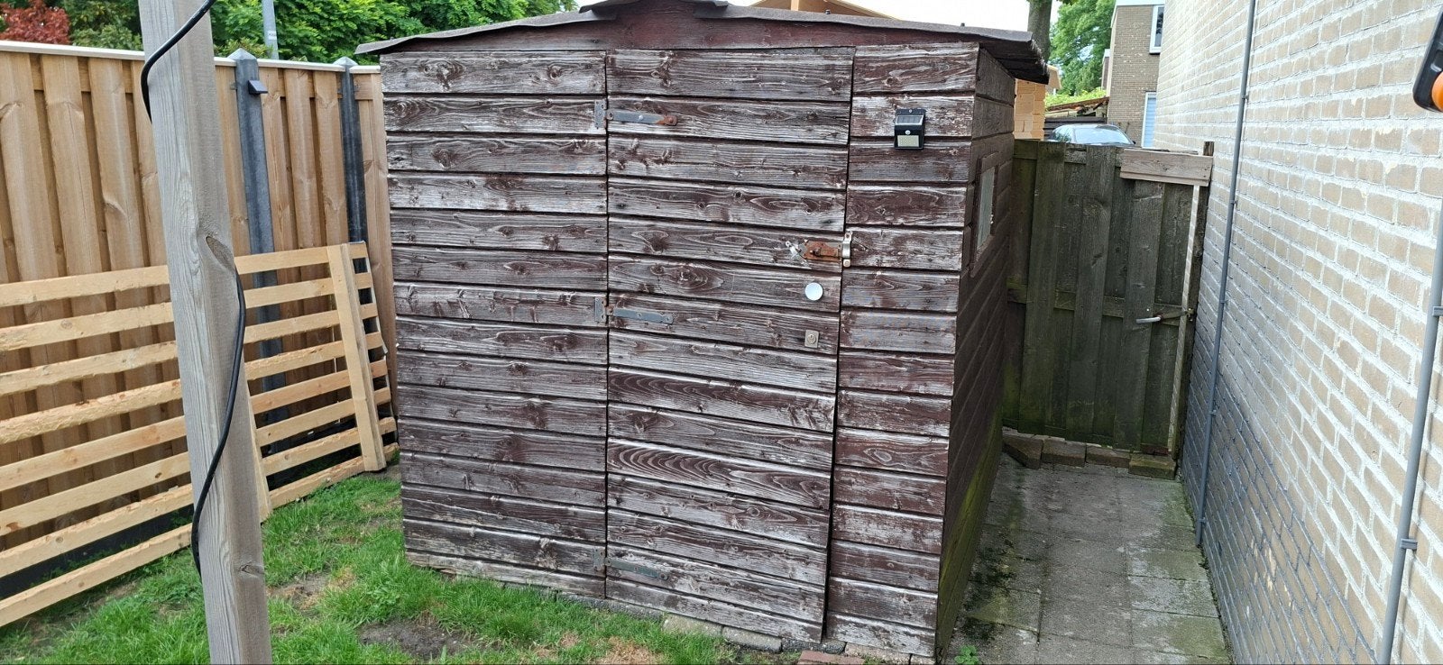 Gratis, Tuin en Terras, Schuttingen, Ophalen, Gebruikt, Minder dan 3 meter, 2 meter of meer