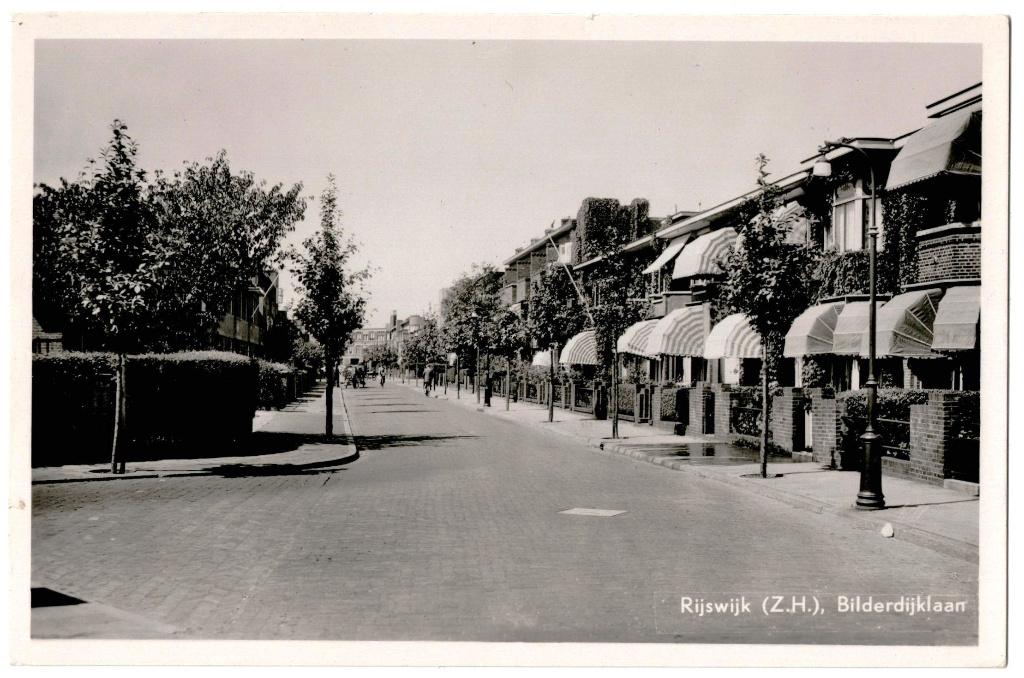 Rijswijk ZH 52, Bilderdijklaan 1945, ongelopen,, Verzenden, 1940 tot 1960, Ongelopen, Zuid-Holland